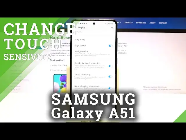Video thumbnail for SAMSUNG Galaxy A51 - How To Change Touch Sensitivity