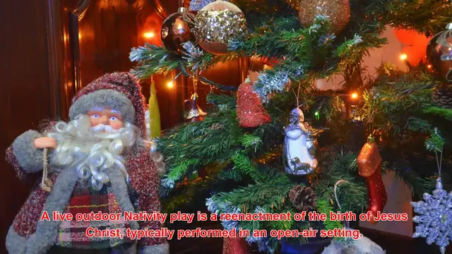 Video thumbnail for How Do Communities Organize Live Outdoor Nativity Plays?