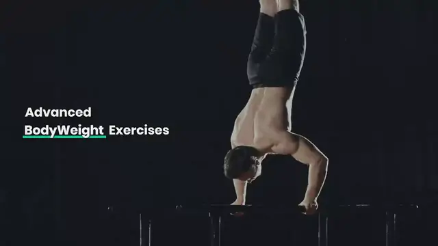 Video thumbnail for Advanced bodyweight exercises