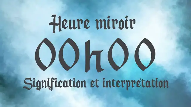 Video thumbnail for 🔮 HEURE MIROIR 00h00 - Signification et Interprétation angélique