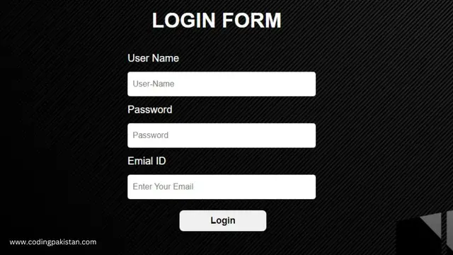 Video thumbnail for Simple Login Form Design using HTML and CSS only -- How to create a login page @CodeWithHarry