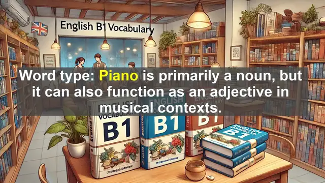 Video thumbnail for 2500 Must Know CEFR B1 Vocabulary - Piano: From Instrument to Musical Instruction