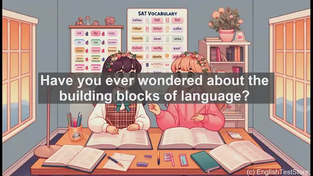 Video thumbnail for 5000 Must Know SAT Vocabulary - What is a Vocable? Exploring the Building Blocks of Language