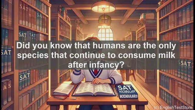 Video thumbnail for 5000 Must Know SAT Vocabulary - SAT Vocabulary: Understanding 'Lacteal' - Definition and Usage