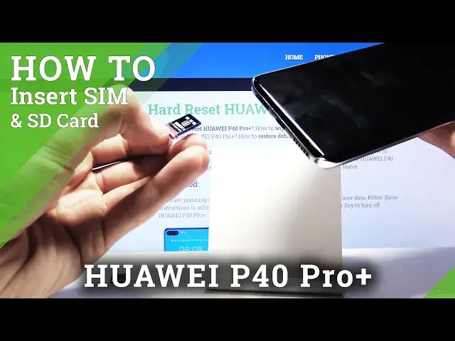 'Video thumbnail for How to Insert SIM  Cards in HUAWEI P40 Pro+ - Nano SIM Card Installation'