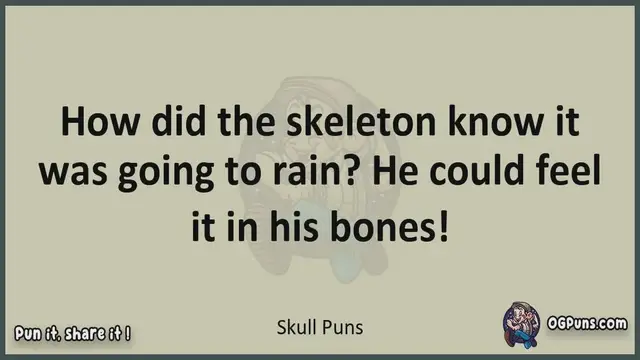 Video thumbnail for Skull - Jokes, Puns, Wordplays, and Laughter