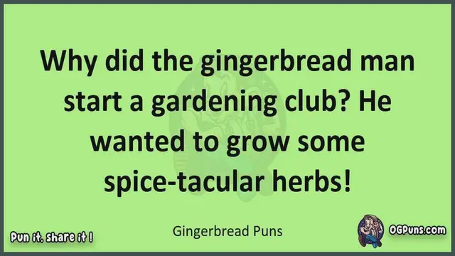 Video thumbnail for Gingerbread - Jokes, Puns, Wordplays, and Laughter
