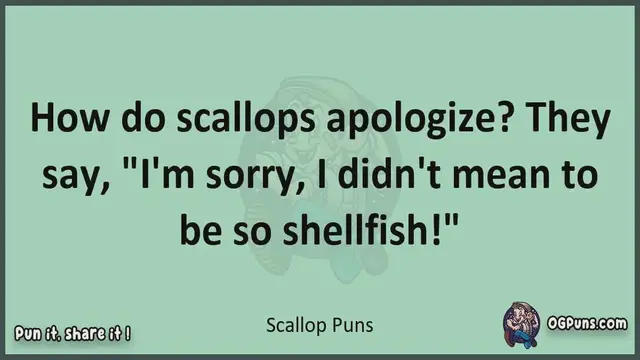 Video thumbnail for Scallop - Jokes, Puns, Wordplays, and Laughter