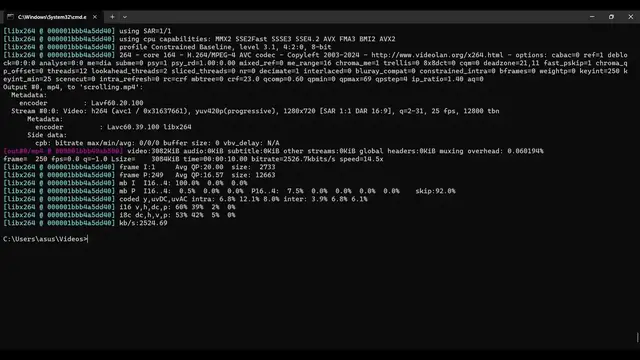 Video thumbnail for FFMPEG Command to Add Text in Video as Overlay and Animate it and Generate a MP4 Video From Raw Text