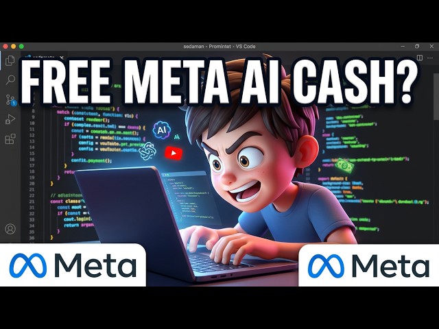 Video thumbnail for Make Monetizable YouTube Shorts with Meta AI (100% FREE & Unlimited)