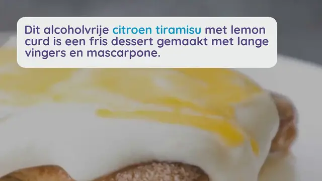 Video thumbnail for citroen tiramisu met lemon curd