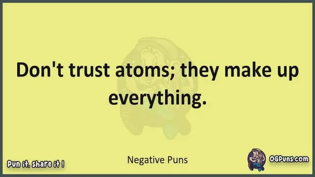 Video thumbnail for Negative - Jokes, Puns, Wordplays, and Laughter