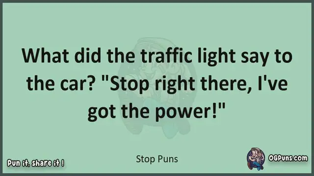 Video thumbnail for Stop - Jokes, Puns, Wordplays, and Laughter