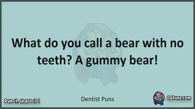 Video thumbnail for Dentist - Jokes, Puns, Wordplays, and Laughter