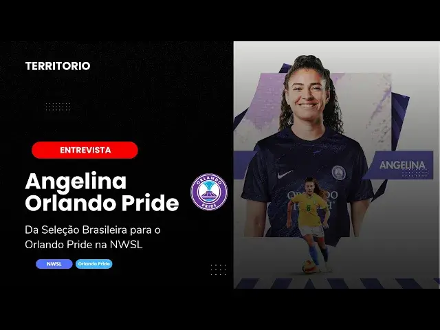 Video thumbnail for Angelina: Da Seleção Brasileira para o Orlando Pride na NWSL! 🇧🇷⚽️  - Entrevista