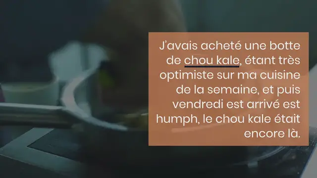 Video thumbnail for Chou kale sauté à l’ail et vinaigre balsamique