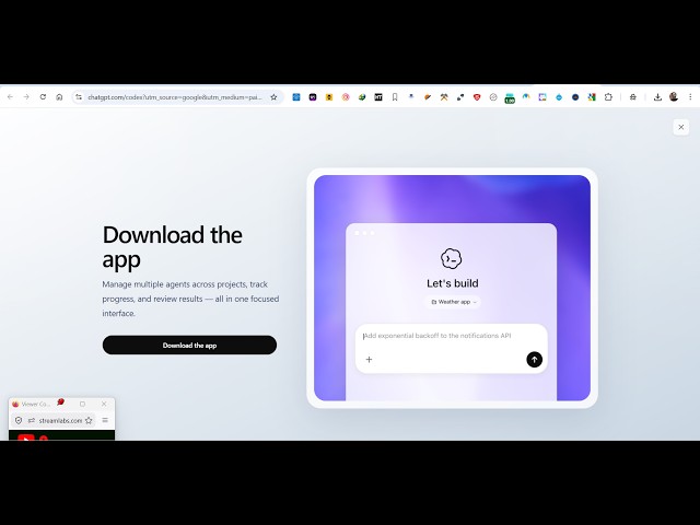Video thumbnail for OpenAI Codex Desktop App is INSANE Builds & Deploy Full Stack Apps in Minutes From Prompt