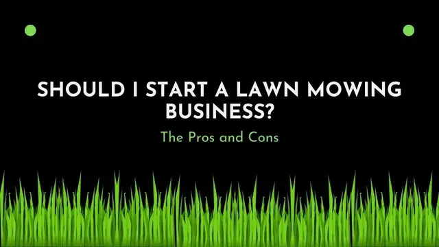 Video thumbnail for Should I start  a lawn mowing business? As told by a 30-year industry Veteran.