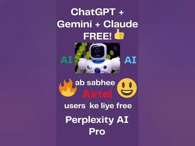 'Video thumbnail for Airtel ka naya offer kaise claim kare  rupees 17000 gift #airtel #perplexityaipro'