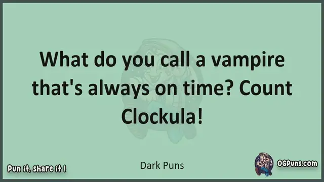 Video thumbnail for Dark - Jokes, Puns, Wordplays, and Laughter