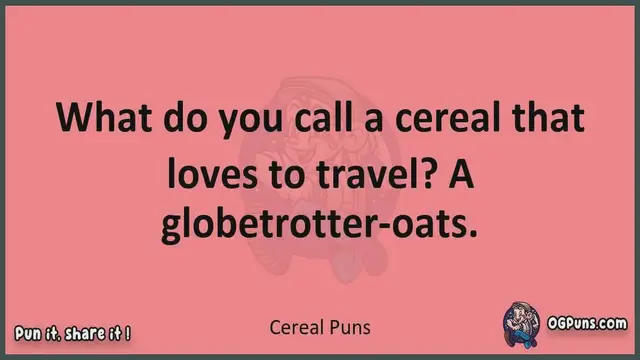 Video thumbnail for Cereal - Jokes, Puns, Wordplays, and Laughter
