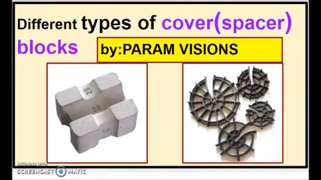 Video thumbnail for Different types of cover blocks/Spacer block types