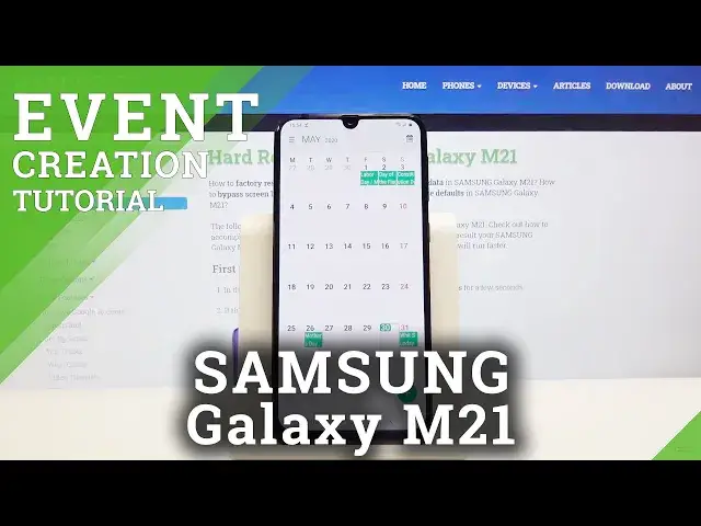 'Video thumbnail for How to Add an Event to Calendar in SAMSUNG Galaxy M21 – Schedule Events'