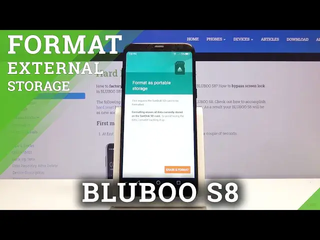 'Video thumbnail for How to Format SD Card on Bluboo S8 - Remove Data from Memory Card'
