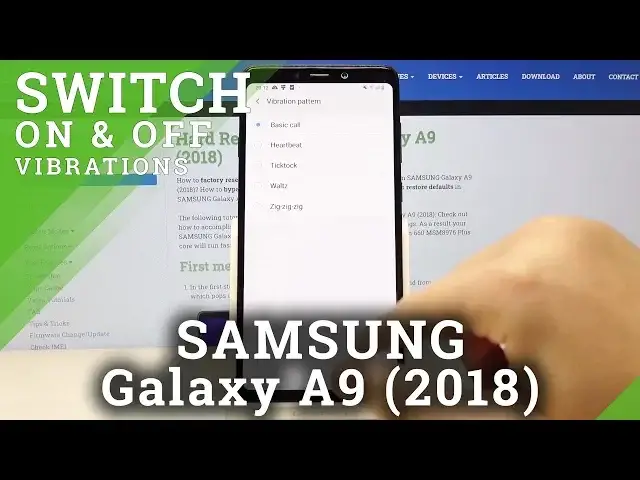 'Video thumbnail for How to Change Vibration Settings in SAMSUNG Galaxy A9 2018 – Adjust Vibration Options'