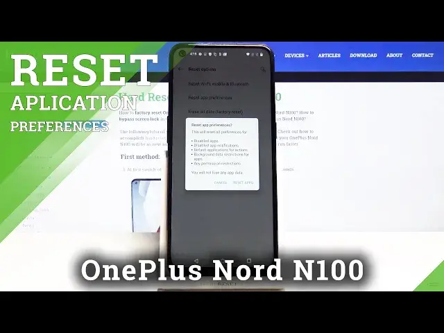 'Video thumbnail for How to Reset App Preferences in OnePlus Nord N100 – Restore App Defaults'