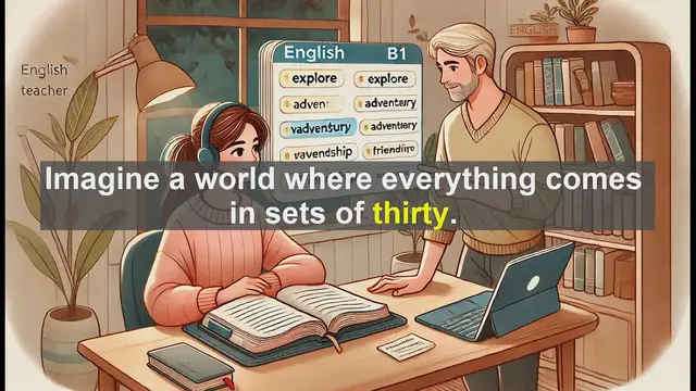 Video thumbnail for 2500 Must Know CEFR B1 Vocabulary - The Number 30: Uses and Significance in English