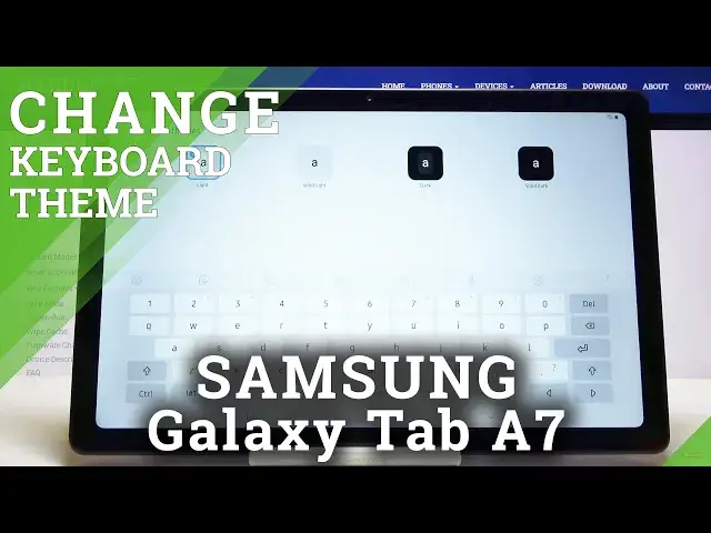 'Video thumbnail for SAMSUNG Galaxy TAB A7 Keyboard Customizations & Keyboard Themes'