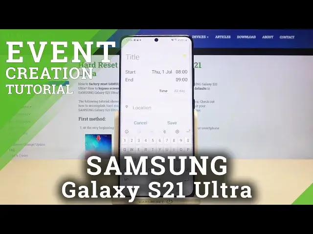 'Video thumbnail for How to Add Event to Calendar in SAMSUNG Galaxy S21 Ultra – Add New Event to Calendar'