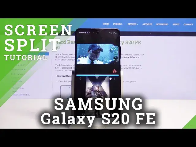 'Video thumbnail for How to Split Screen in SAMSUNG Galaxy S20 FE 5G – Double Screen Creation'