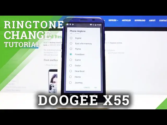 'Video thumbnail for How to Change Ringtone in DOOGEE X55 – Find Ringtone List'
