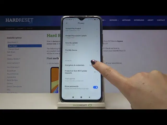 Video thumbnail for How to Clear Credentials in POCO C3 – Delete Licenses and Certificates