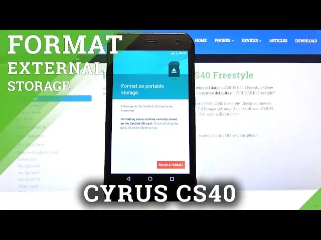 'Video thumbnail for How to Format SD Card in CYRUS CS40 – Clear Memory Card'