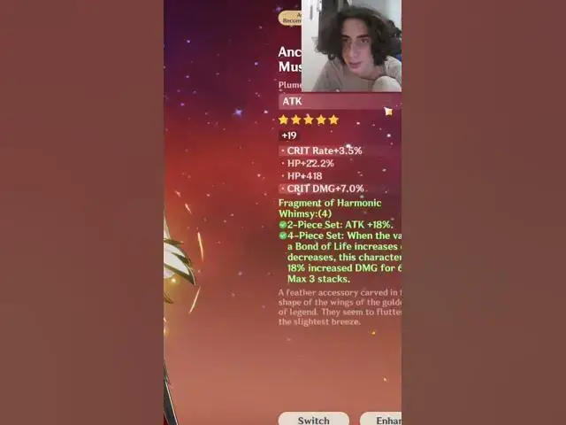 Video thumbnail for degenerate gambler with learning disability loses his sanity #genshin #genshinimpact #gambling