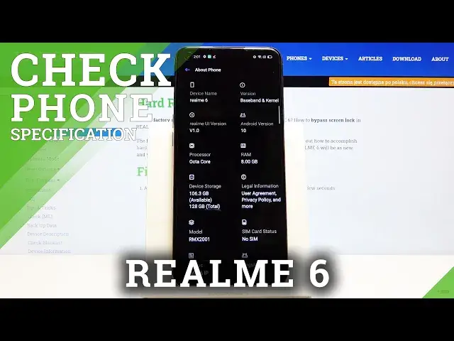 'Video thumbnail for How to Check Phone Specification in REALME 6 – Phone Info'