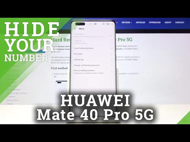 Video thumbnail for How to Make Phone Number Private on HUAWEI Mate 40 Pro 5G – Hide ID Caller