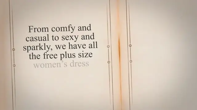 Video thumbnail for 15 Free Plus Size Women's Dress Patterns - eKnittingStitches.com