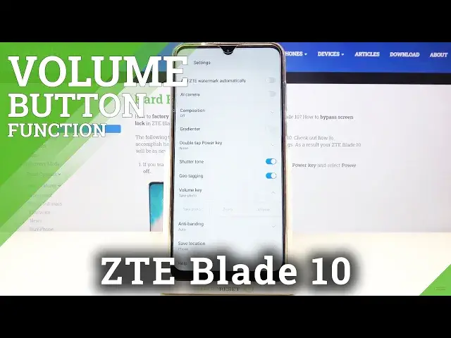 'Video thumbnail for ZTE Blade 10 – Change & Manage Volume Button Function'