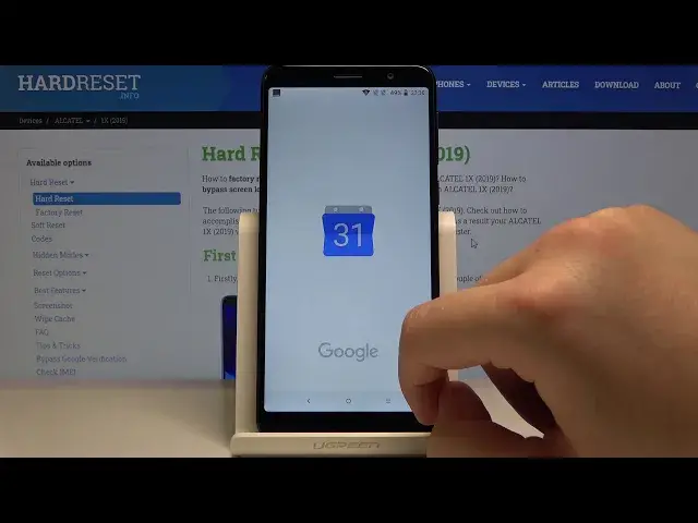 Video thumbnail for How to Use Calendar in Alcatel 1X 2019 – Add Event to Calendar