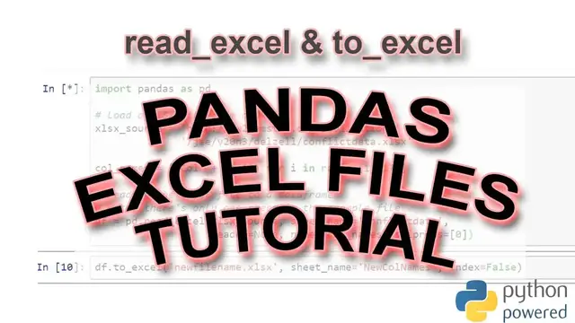 'Video thumbnail for How to Use read_excel and to_excel'