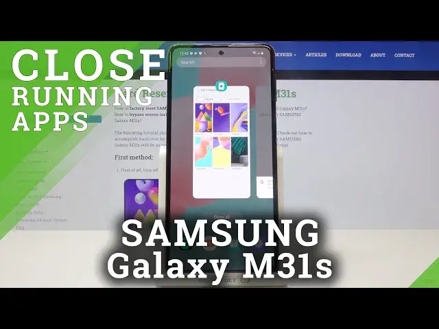 'Video thumbnail for How to Close Running Apps on SAMSUNG Galaxy M31s – Disable Running Apps'