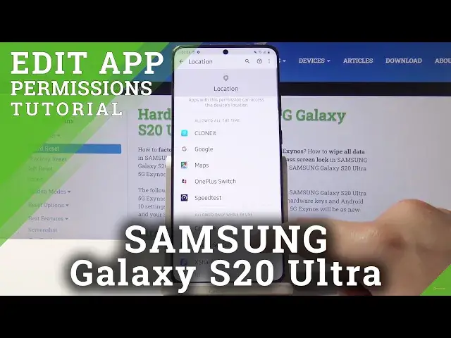 'Video thumbnail for How to Open App Permission in SAMSUNG Galaxy S20 Ultra – Control Apps'