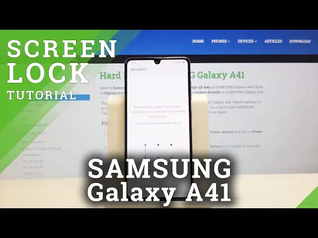 'Video thumbnail for How to Select Preferable Lock Style in Samsung Galaxy A41 - Change Lock Method'