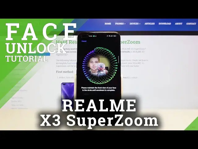 'Video thumbnail for How to Set Up Face Unlock on REALME X3 SuperZoom – Use Face Recognition'
