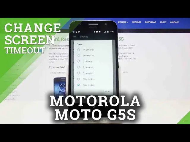 'Video thumbnail for How to Set Screen Timeout in MOTOROLA Moto G5S – Change Blackout Time'
