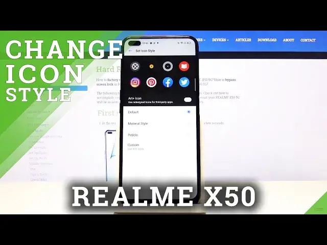 'Video thumbnail for How to Change Icon Style in REALME X50 5G – Customize Icon Style'